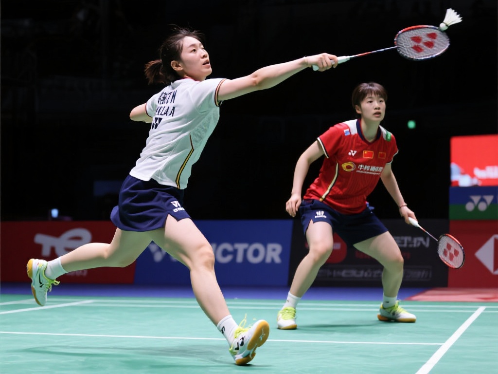王祉怡完胜韩悦 晋级印尼公开赛决赛之巅 比赛中,王祉怡在攻防转换之间表现尤为突出