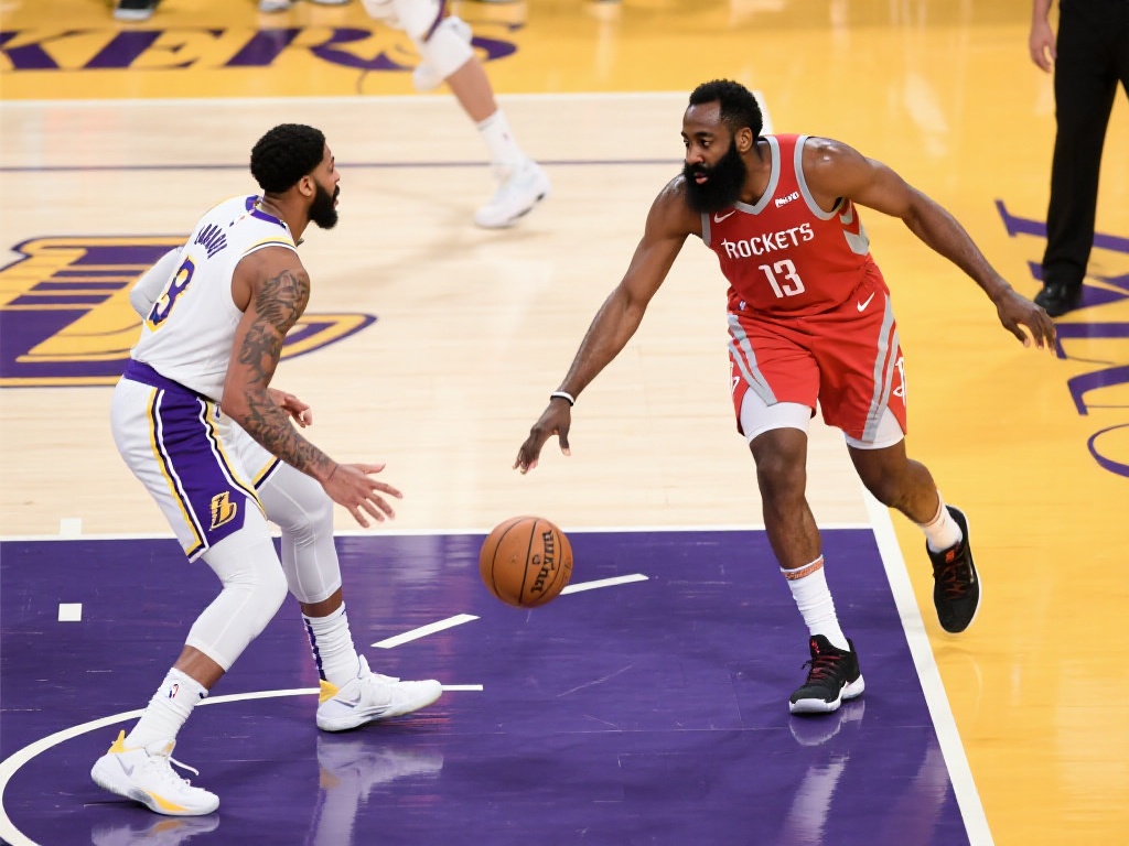 湖人防守压制火箭全队失误难逃关键数据 对火箭队而言,这场比赛无疑暴露出较大的危