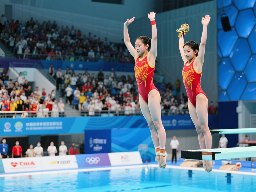 水立方人气爆棚 陈芋汐/全红婵摘金 这场比赛不仅仅是一次体育竞技,更是对中国