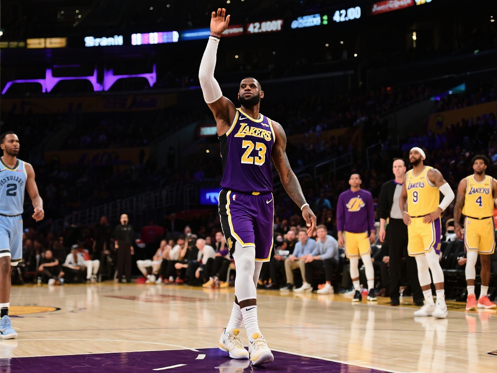 詹姆斯里程碑之夜破42000分,湖人客场力克灰熊 在NBA的历史长河中,总有一些名字注定被