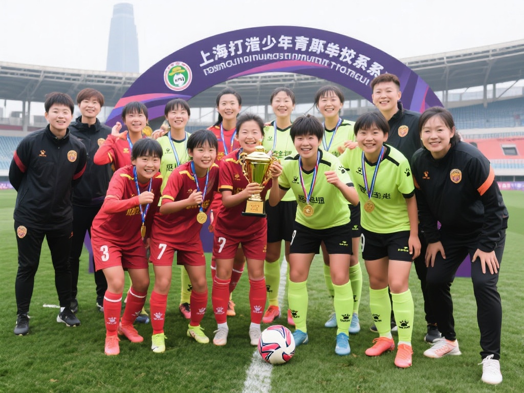 上海队勇夺全运会U16女足冠军荣耀 上海女足此次夺冠的成功,离不开当地扎实的