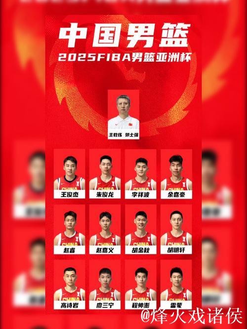 中国男篮世预赛名单出炉 保留亚洲杯核心阵容